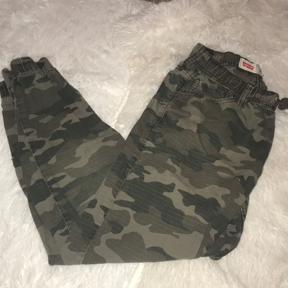 Boys Levi Camo Jogger Pants